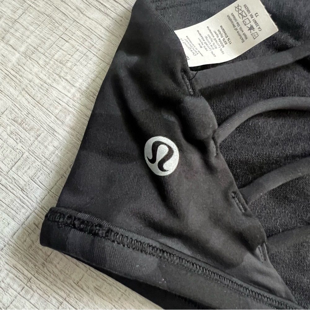 LULULEMON Free To Be Bra Wild Incognito Camo Multi Black Grey Size 10 - Picture 8 of 13